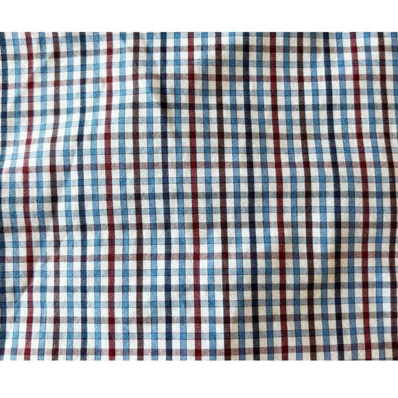 IZOD Blue/Burgundy Checkered Button-Down Mens Size 2XL - Picture 2 of 7